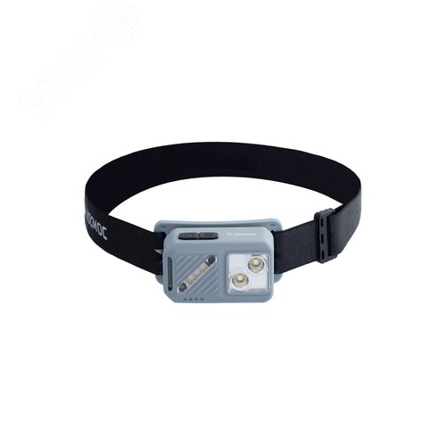 Фонарь налобный аккумуляторный сенсорн, 4Вт+3ВтCOB, 7 режимов, Li-po 103040 1200mAh, индикатор - фото 1