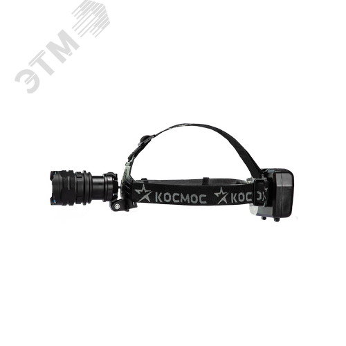 Фонарь налобный аккумуляторный 10Вт LED/ Laser LED/ Li-ion 18650 3x1200mAh/алюм./ USB Type-C - фото 5