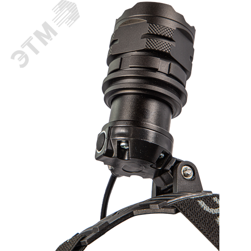 Фонарь налобный аккумуляторный 10Вт LED/ Laser LED/ Li-ion 18650 3x1200mAh/алюм./ USB Type-C - фото 9