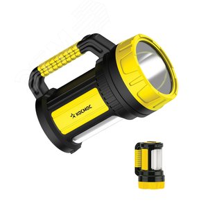 Фонарь-прожектор аккумуляторный , 5W LED + 20x0,5 W LED, аккум. 4V 2Ah, 300Lm - 6 часов, 380Lm - 3 часа, - фото 2