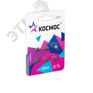 Батарейка G3 (L736/LR41/192/392) 1.5V Alkaline 6BL - фото 1