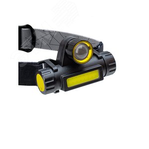 Фонарь налобный аккумуляторный, 3W, аккумулятор 3,7V 1,2Ah, 180Lm, 8 часов - фото 2