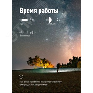 Фонарь налобный аккумуляторный, 3Вт XPE, 5Вт COB, 1200Mah LI-On, подзарядка Micro USB - фото 5