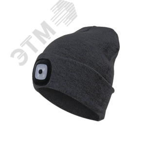 Фонарь-шапка 120Лм 3 режима 200мАч черная