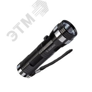 Изображение товара Фонарь ручной 1Вт LED, 3xAAА, корпус алюминий, ремешок ручной (шт)