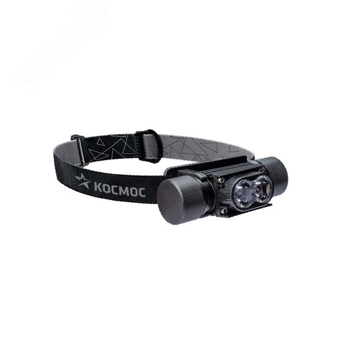 Фонарь налобный велосипедный аккумуляторный 10Вт LED/съемнLi-ion18650 1200mAh/алюминий/USBшнур, - фото 3