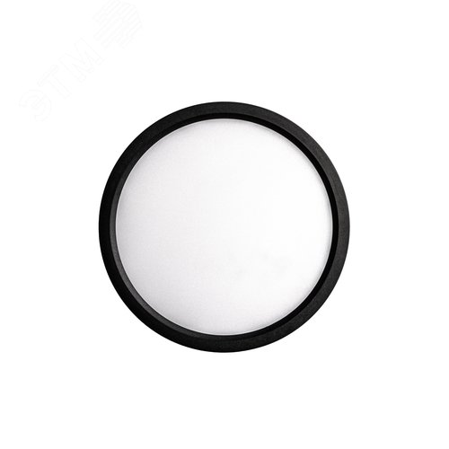 Светильник светодиодный ДБО-24 Вт настенно-потолочный SLIM BLACK 4500K 1620Лм 230x25мм - фото 2