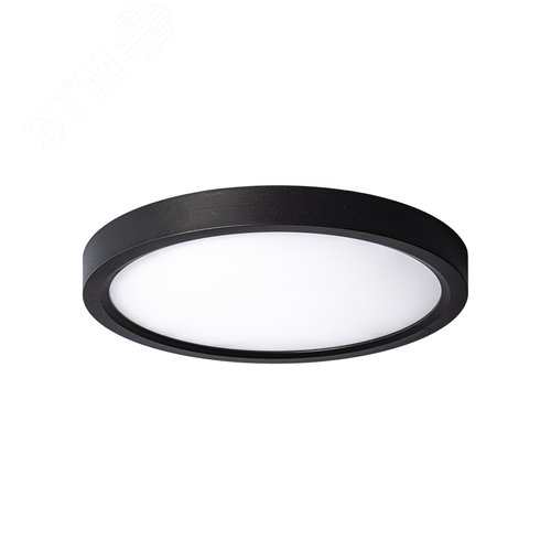 Светильник светодиодный ДБО-24 Вт настенно-потолочный SLIM BLACK 4500K 1620Лм 230x25мм - фото 3