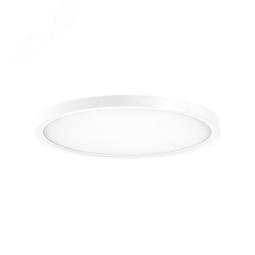 Светильник светодиодный ДБО-38 Вт настенно-потолочный SLIM WHITE 6500K 2700Лм 400x25мм - фото 3