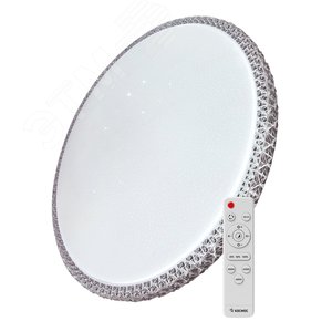 Изображение товара Светильник светодиодный ДБО-120 Вт настенно-потолочный управляемый MYSTERY 230В 3000-6500K 9600Лм 500x85мм (шт)