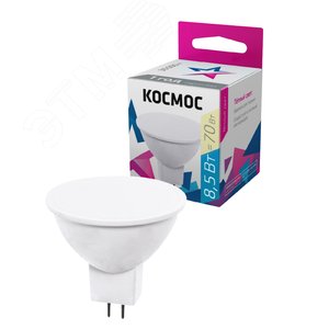 Лампа светодиодная LED 8.5Вт JCDR 220В GU5.3 D50x45 3000K теплый 720 лм - фото 2