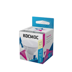 Изображение товара Лампа светодиодная LED 8.5Вт JCDR 220В GU5.3 D50x45 3000K теплый 720 лм (шт)