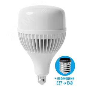 Лампа светодиодная LED 100Вт 220В E27 d160х280 6500К дневной 9500 лм - фото 2