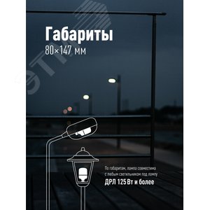 Лампа светодиодная LED 30Вт 220В Е27 D80х135 6500К дневной 2850 лм - фото 6