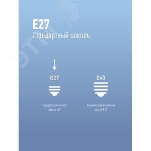 Лампа светодиодная LED 40Вт 220В Е27 D100х168 4500К белый 3800 лм - фото 5