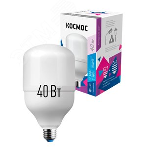 Лампа светодиодная LED 40Вт 220В Е27 D100х168 6500К дневной 3800 лм - фото 2