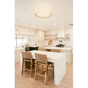 Светильник светодиодный ДБО-75 настенно-потолочный управляемый SIESTA 230В 3000-6500K 6000Лм 525x88мм - фото 3