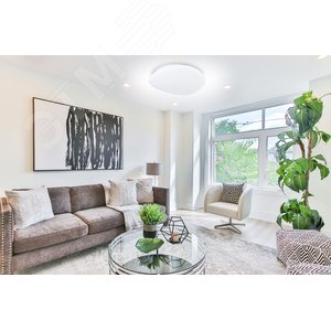 Светильник светодиодный ДБО-75 настенно-потолочный управляемый STONE 230В 3000-6500K 6000Лм 528x104мм - фото 3