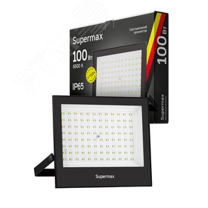 Прожектор светодиодный Supermax 100 Вт 10000 Лм IP65 6500К - фото 3