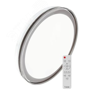 Изображение товара Светильник светодиодный ДБО-75 настенно-потолочный управляемый LEGION 230В 3000-6500K 6000Лм 485x85мм (шт)