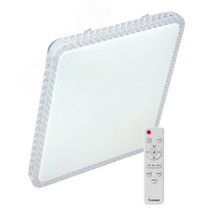 Изображение товара Светильник светодиодный ДБО-75 настенно-потолочный управляемый MYSTERY QUADRO 230В 3000-6500K 6000Лм 530х530x70мм (шт)