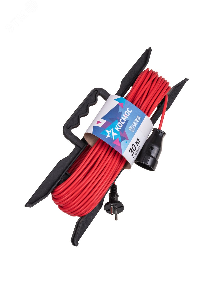 Изображение товара Удлинитель рамка 6А 1 гн ПВС 2*0,75 30м (шт)