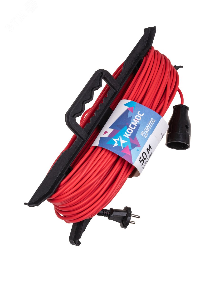 Изображение товара Удлинитель рамка 6А 1 гн ПВС 2*0,75 50м (шт)