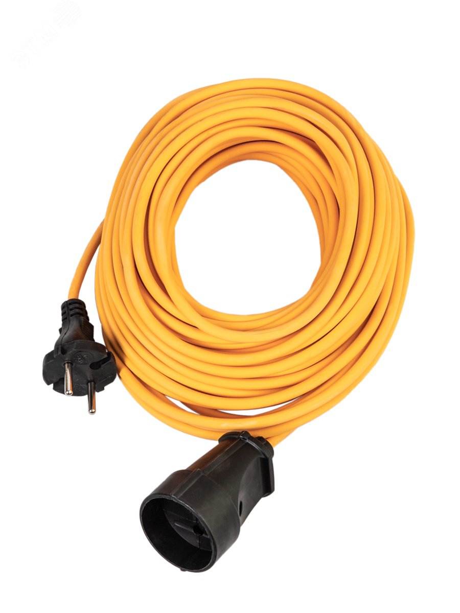 Изображение товара Удлинитель силовой 20м 1 гнездо ПВС 2x0.75 мм 2200Вт Россия
