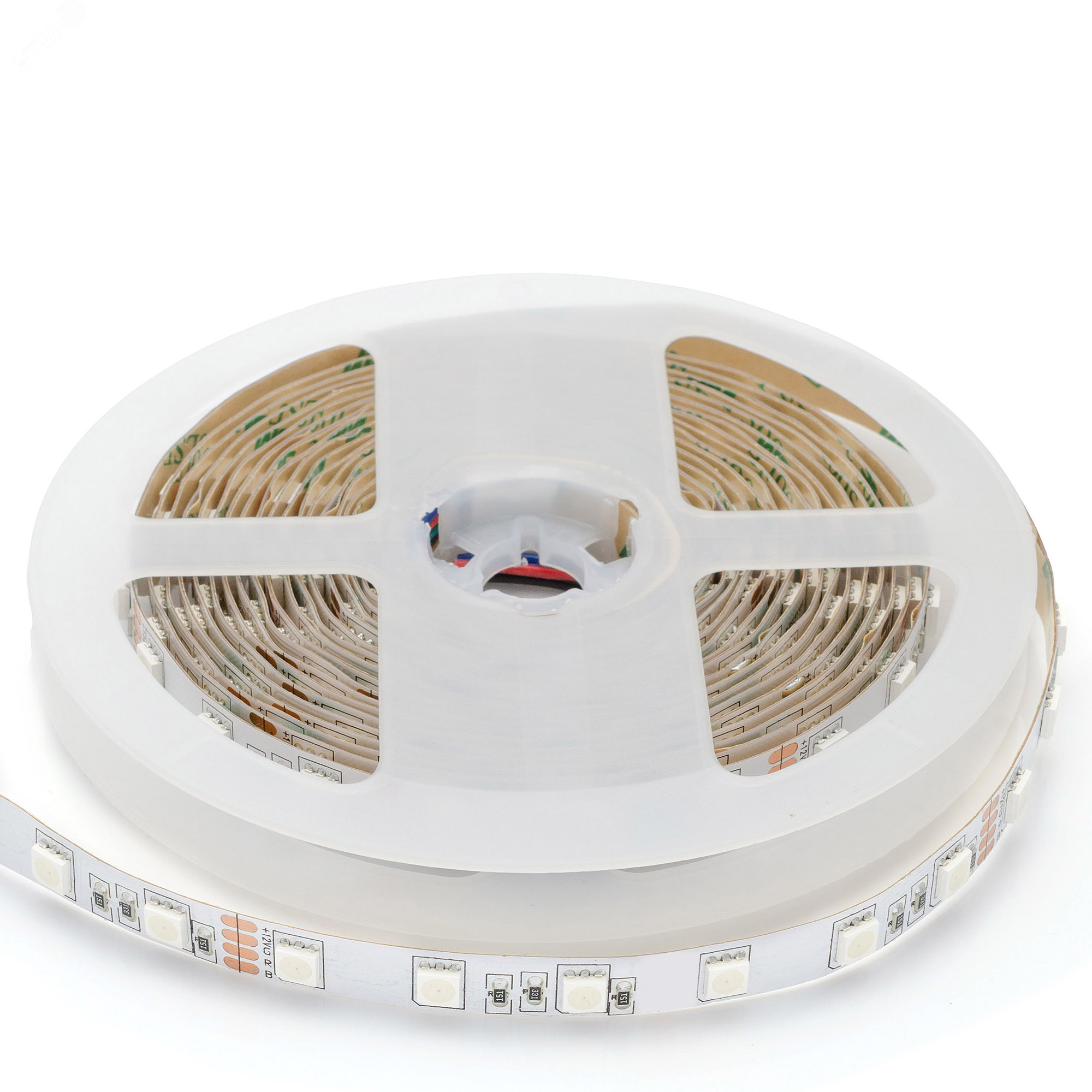 Изображение товара Светодиодная RGB лента Apeyron 24В 5м IP20 SMD 5050 яркая подсветка Изображение товара Светодиодная RGB лента Apeyron 24В 5м IP20 SMD 5050 яркая подсветка