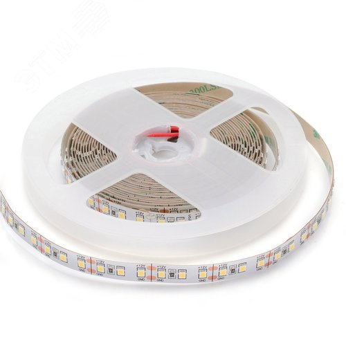 Изображение товара Лента светодиодная 12В 12 Вт/м IP20 4000К smd2835 120LED/м 1300 Лм/м 5м (шт)