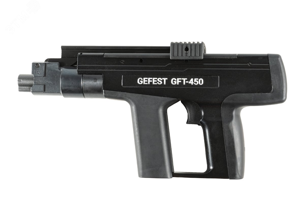 Изображение товара Пистолет монтажный пороховой полуавтоматический с глушителем и регулировкой глубины GFT-450 (шт)