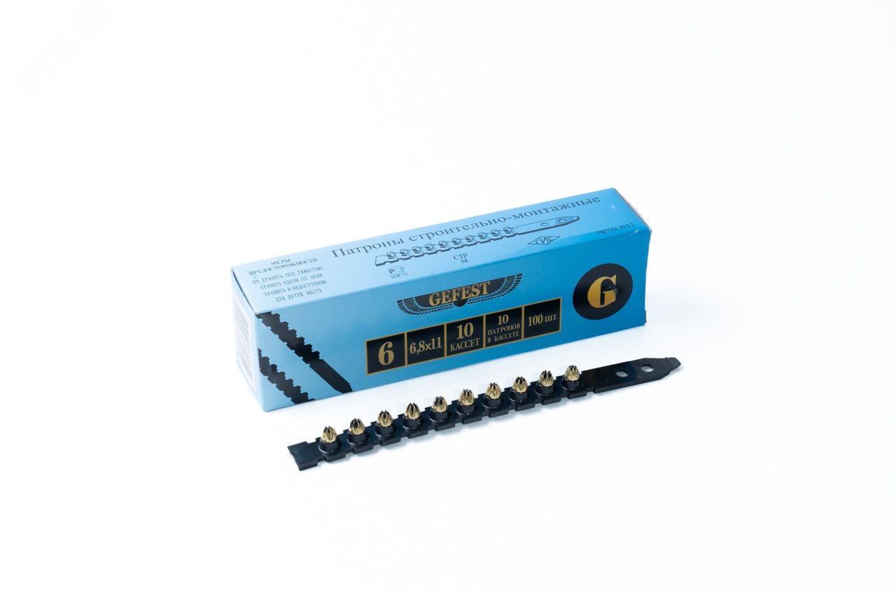 Изображение товара Патрон монтажный К6 6,8х11(чёрный) (упак) Изображение товара Патрон монтажный К6 6,8х11(чёрный) (упак)