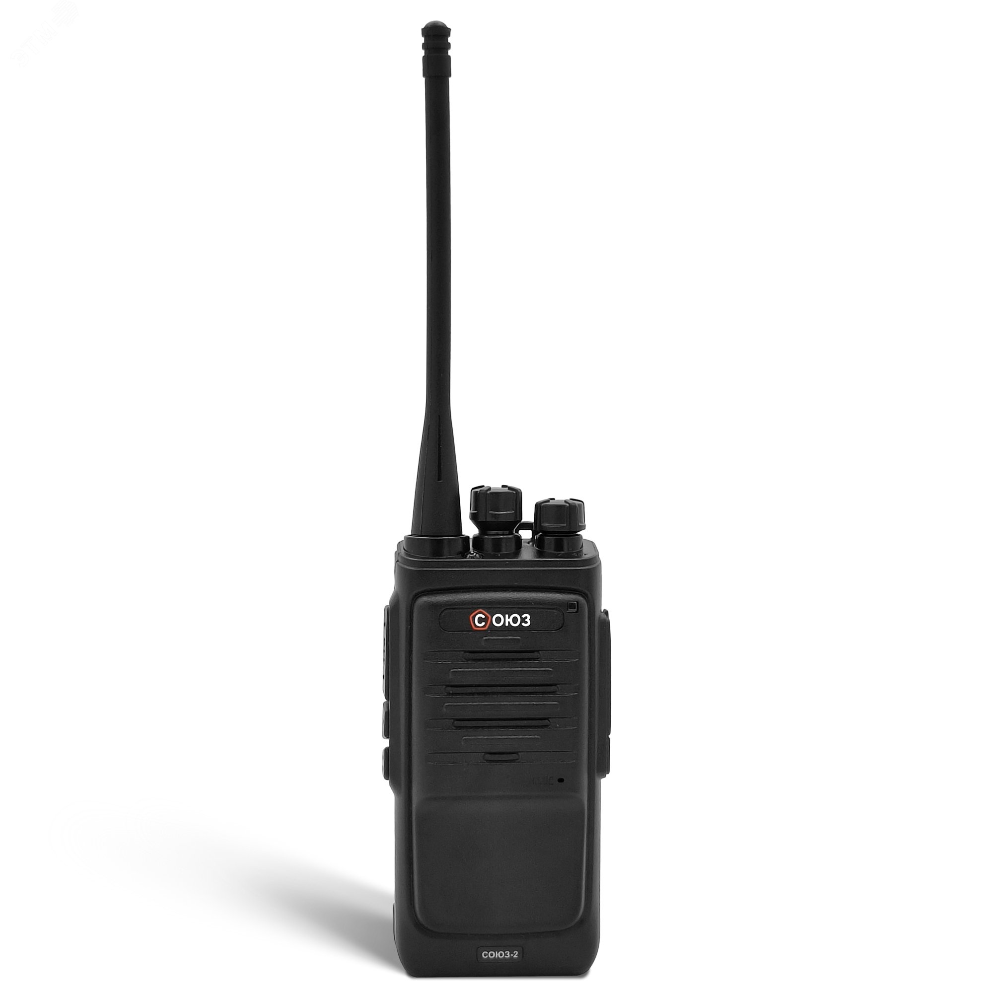 Изображение товара Радиостанция аналоговая портативная UHF 400-470 2Вт 1100 мАч З/У IP-54 черный (шт)