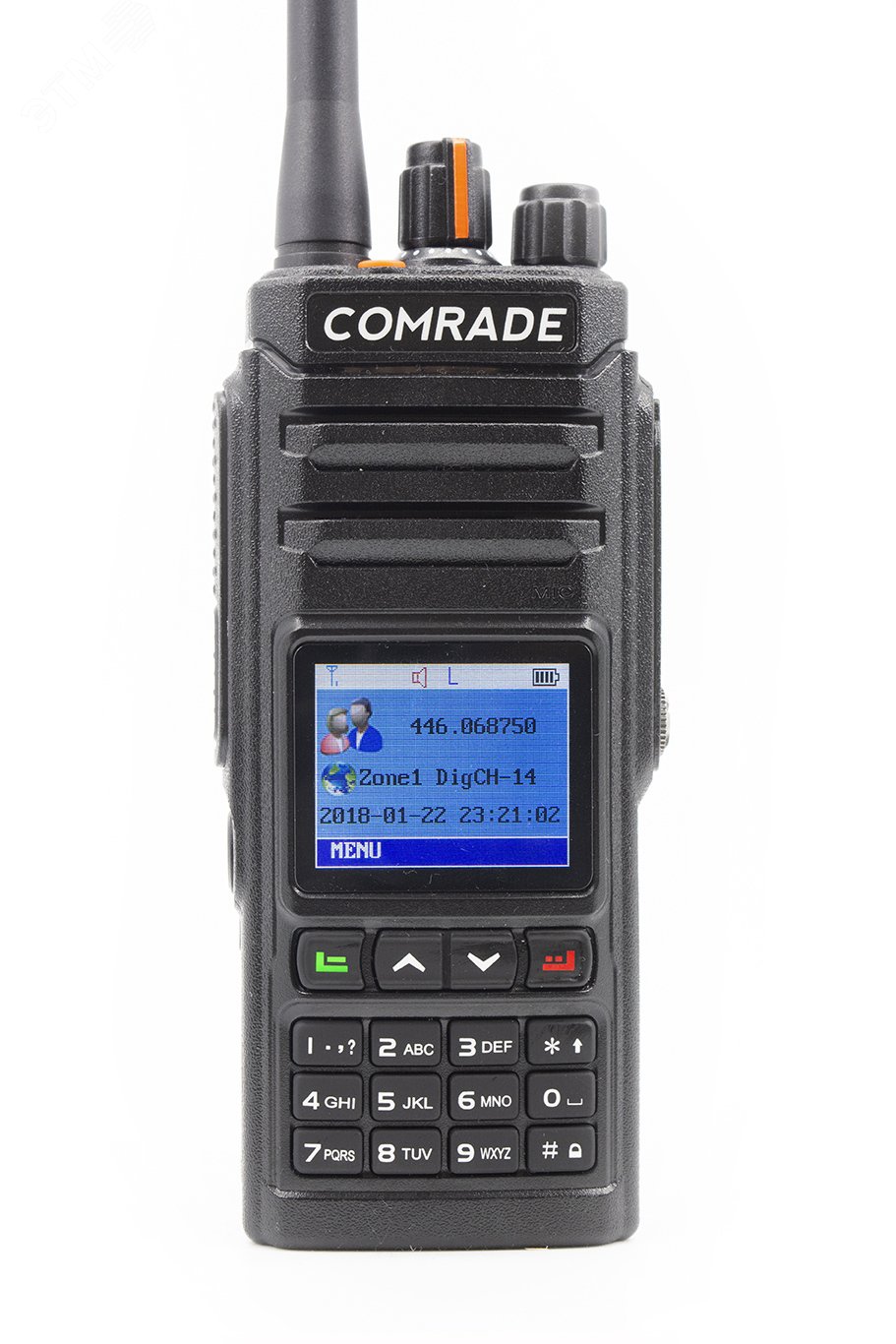 Изображение товара Цифро-аналоговая радиостанция Comrade R12 UHF/VHF 7 км влагозащита Изображение товара Цифро-аналоговая радиостанция Comrade R12 UHF/VHF 7 км влагозащита