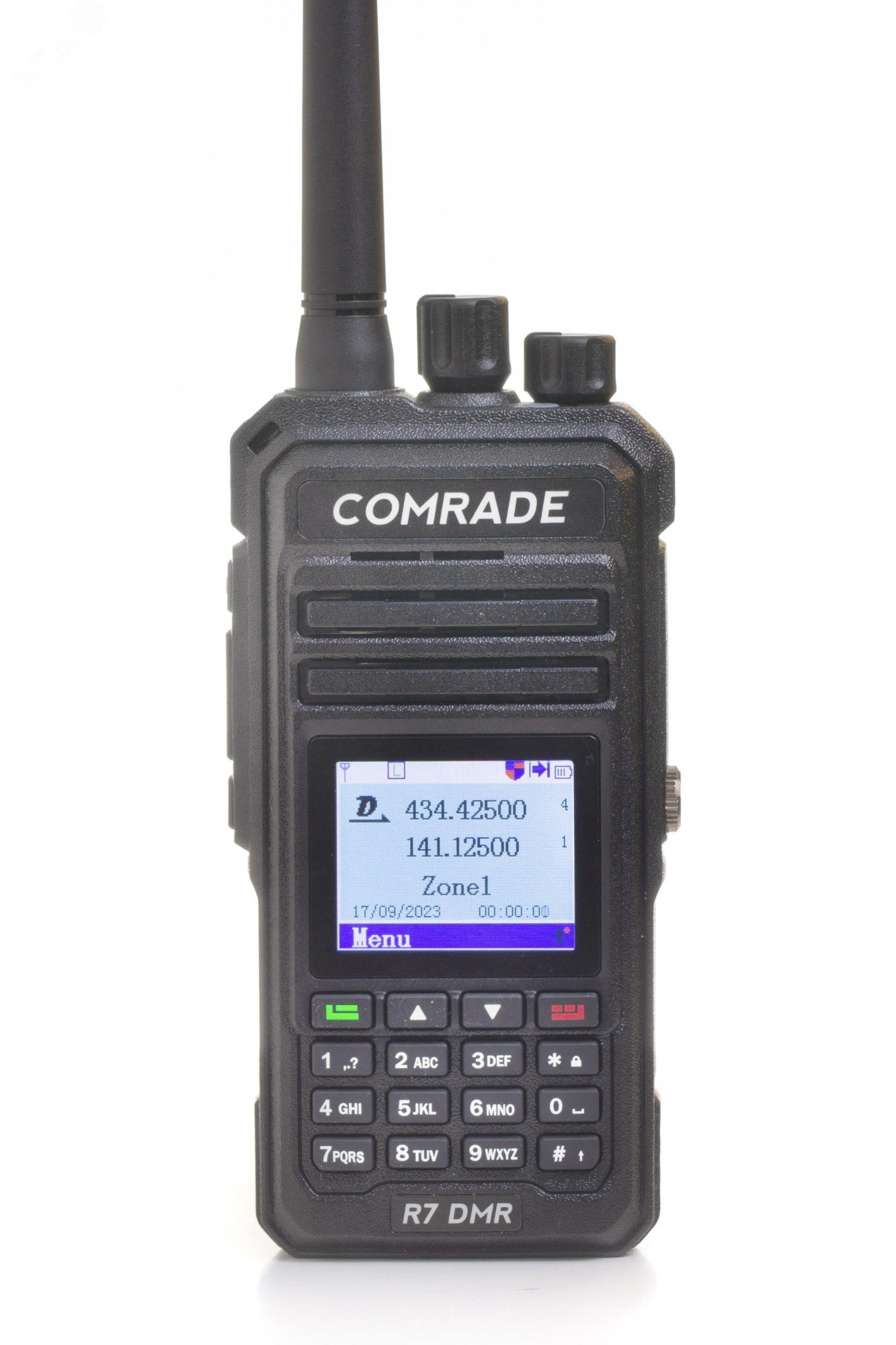 Изображение товара Радиостанция цифро-аналоговая портативная DMR UHF/VHF 136-174/400-470 10Вт 3600 мАч З/У IP-68 (шт)
