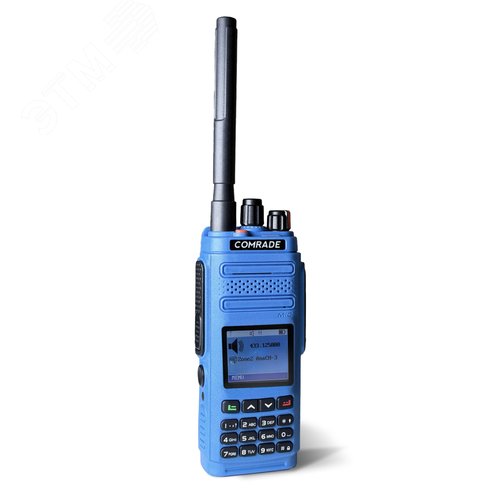 Изображение товара Радиостанция цифро-аналоговая портативная UHF/VHF 136-174/400-470 1/2/3,5 Вт 2500 мАч З/У IP-67 (шт)