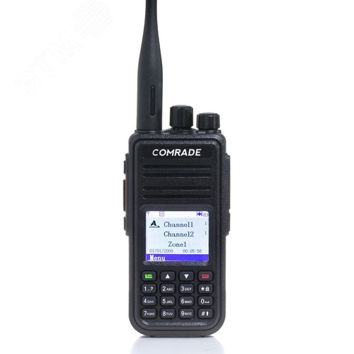 Изображение товара Радиостанция аналоговая портативная DMR UHF/VHF 136-174/400-470 5Вт 2000мАч З/У IP-54 (шт)