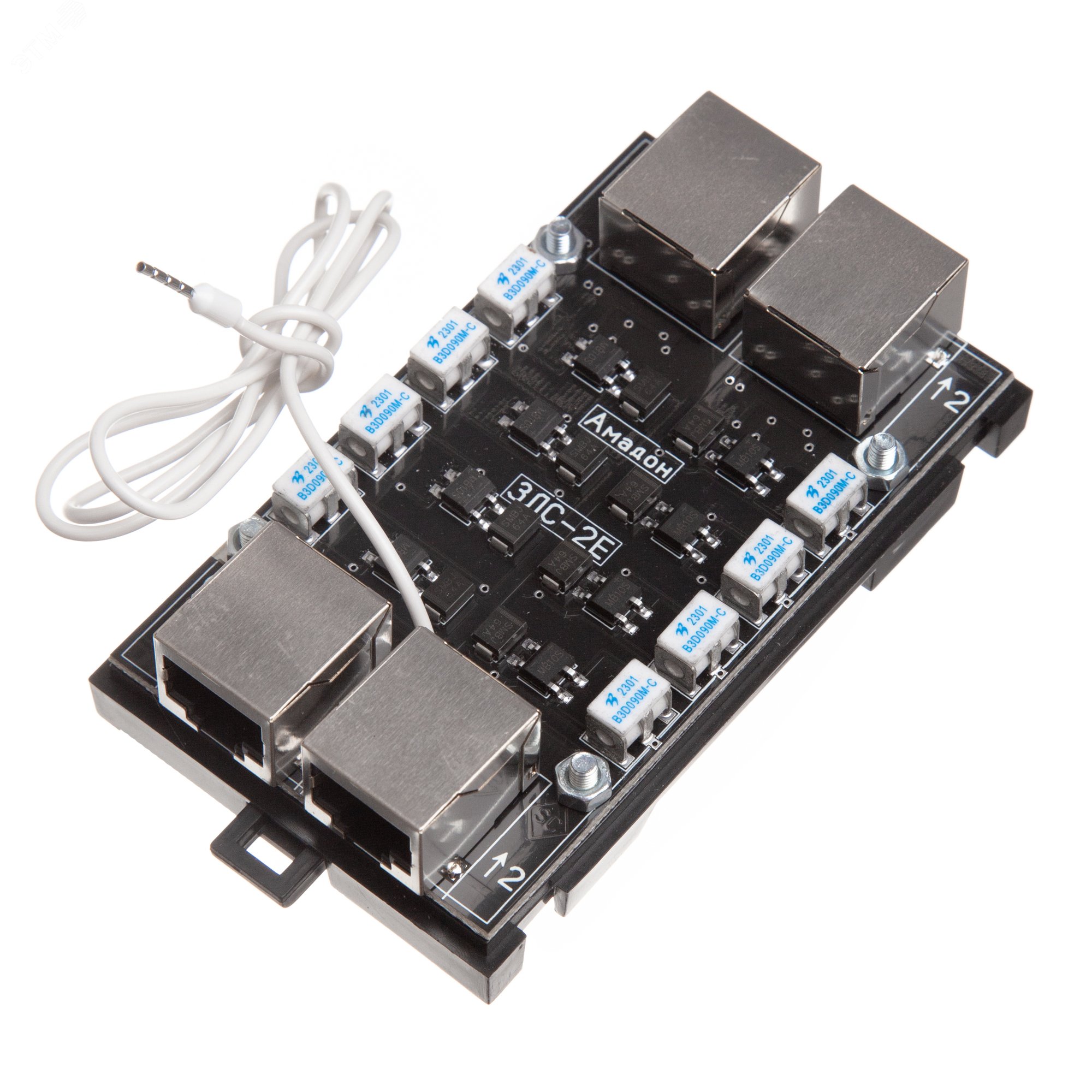 Изображение товара Устройство защиты линий Ethernet, 2 канала, 1 Гбит/с, PoE++ (шт)