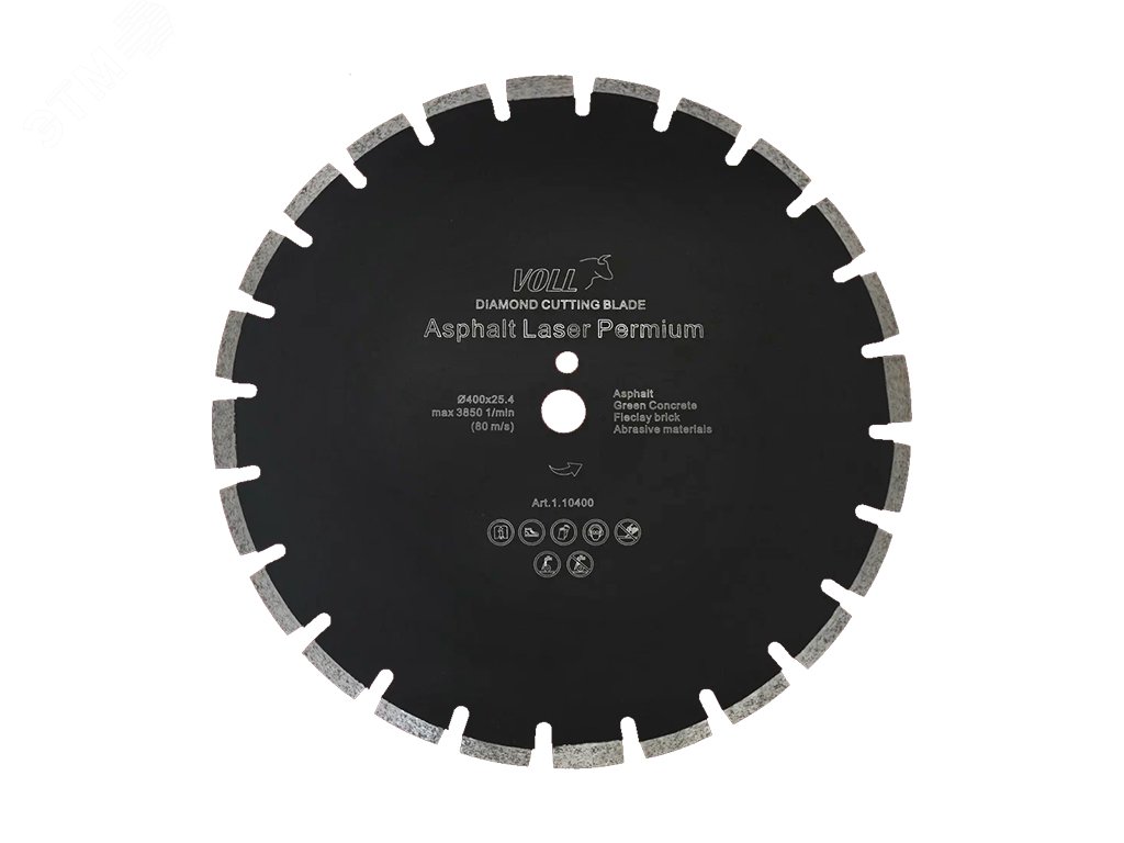 Изображение товара Алмазный диск Asphalt Laser PREMIUM VOLL 400x25,4 мм (шт)