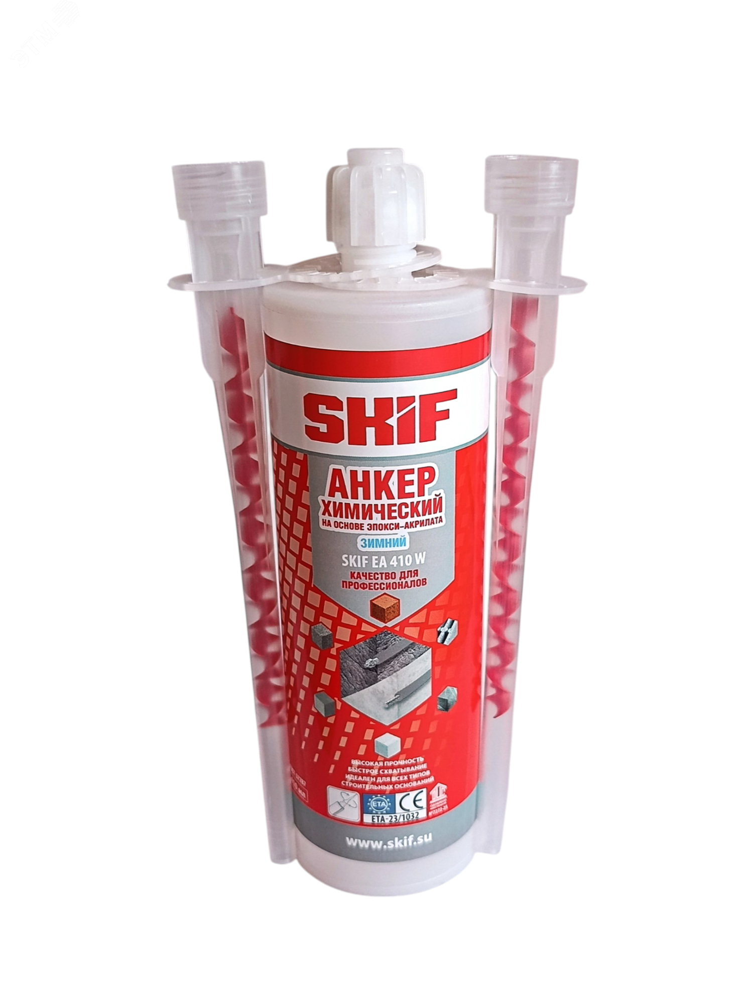 Изображение товара Анкер химический на основе эпоксиакрилата SKIF EA 410 W (шт) Изображение товара Анкер химический на основе эпоксиакрилата SKIF EA 410 W (шт)