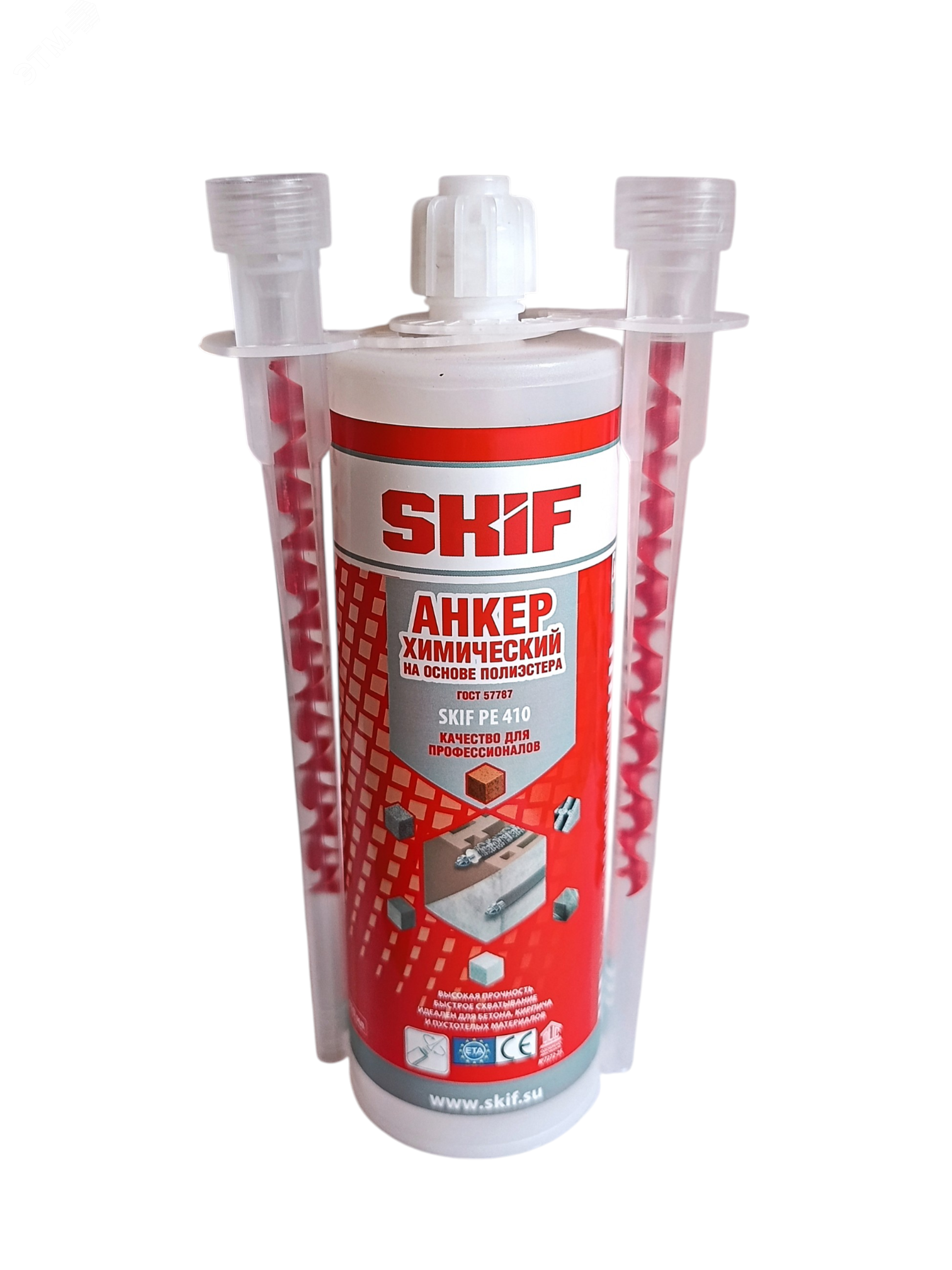 Изображение товара Анкер химический на основе полиэстера SKIF PE 410 (шт) Изображение товара Анкер химический на основе полиэстера SKIF PE 410 (шт)