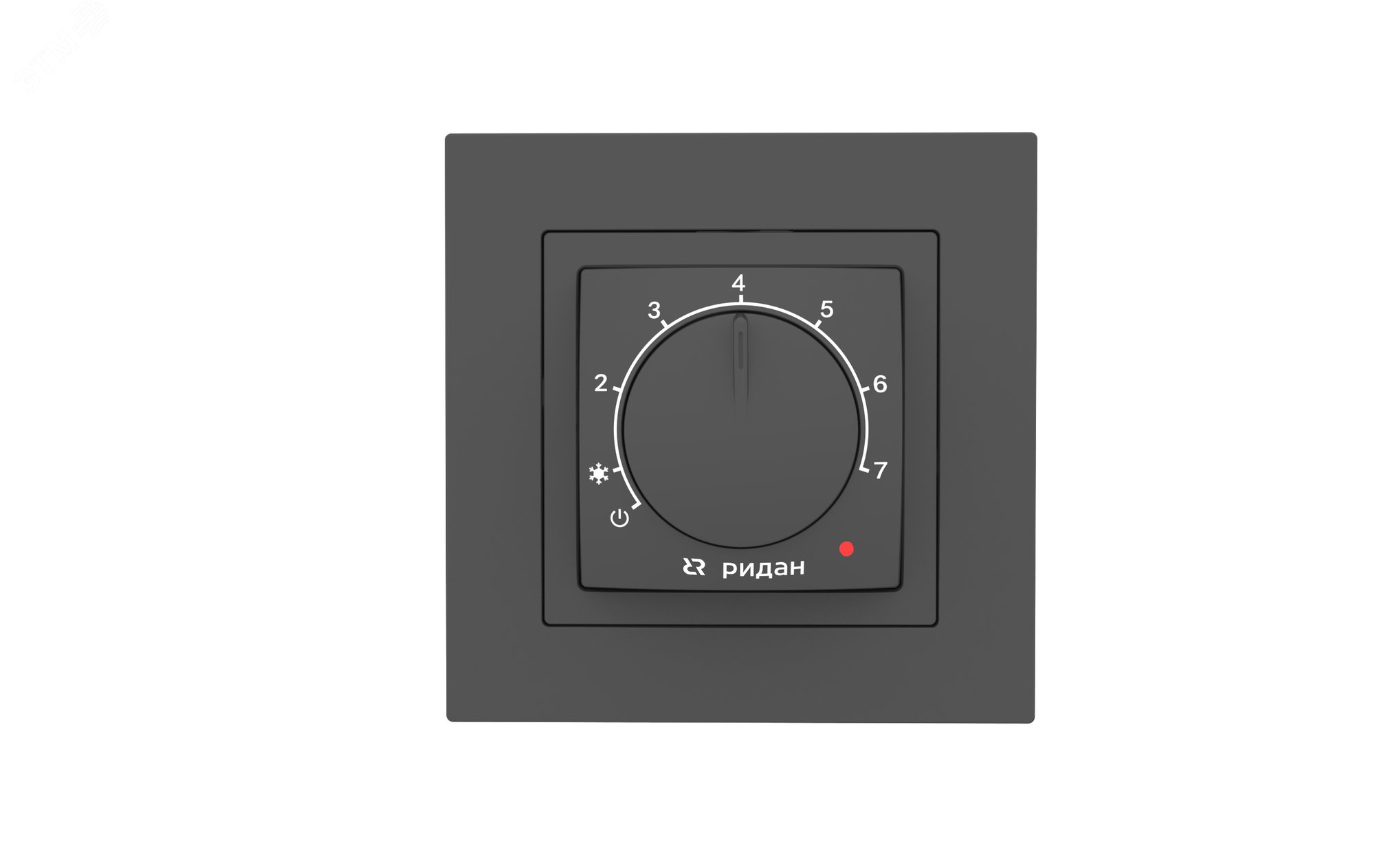 Терморегулятор с датчиком пола Ридан Twist черный 16А 21RT0102R ДЕВИ (DEVI) - превью
