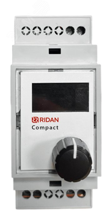 Изображение товара Терморегулятор Ridan Compact на шину DIN, с датчиком температуры на проводе, 16А (шт)