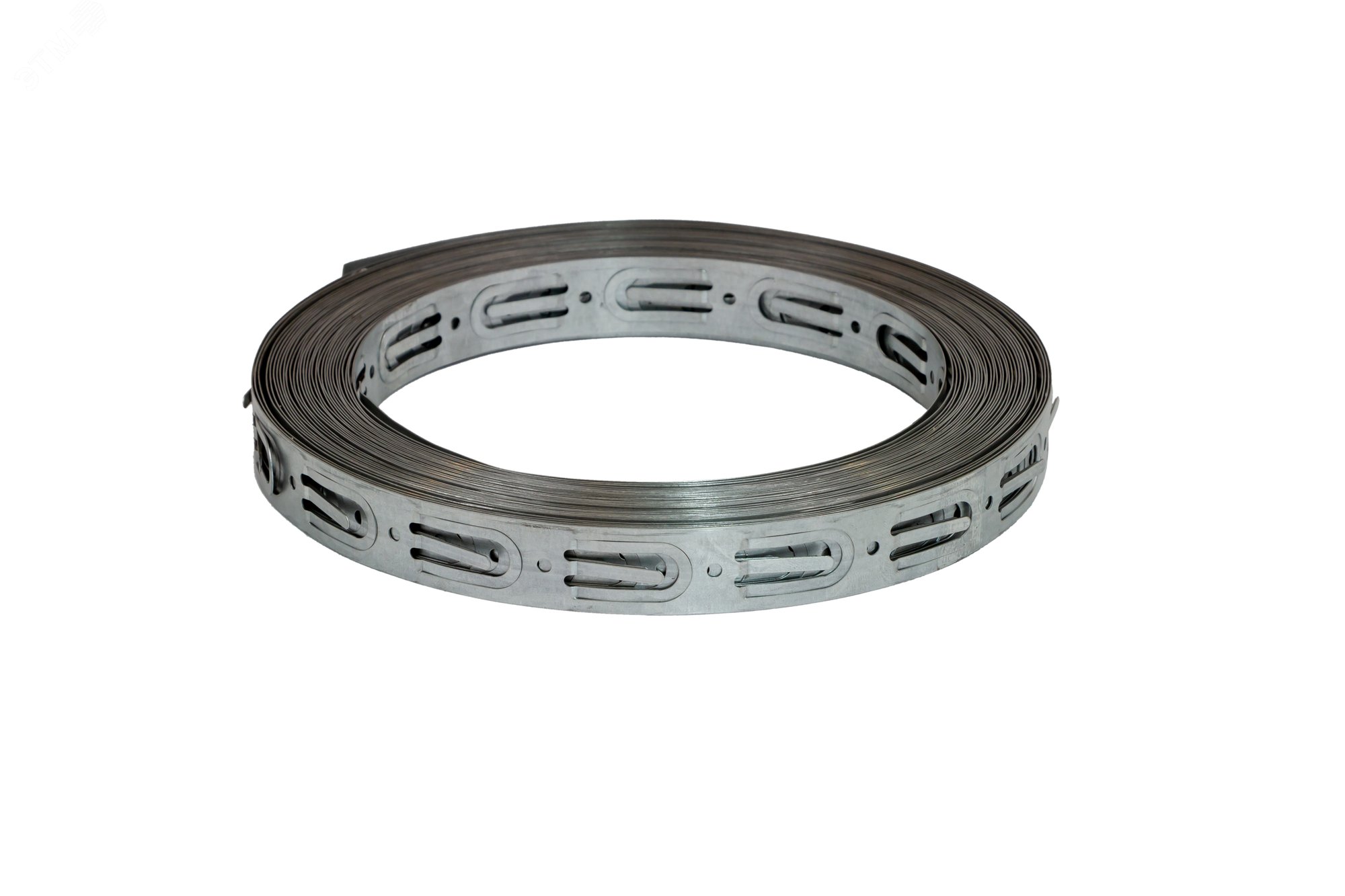 Изображение товара Лента монтажная стальная оцинкованная 25 мм х 20 м для кабелей