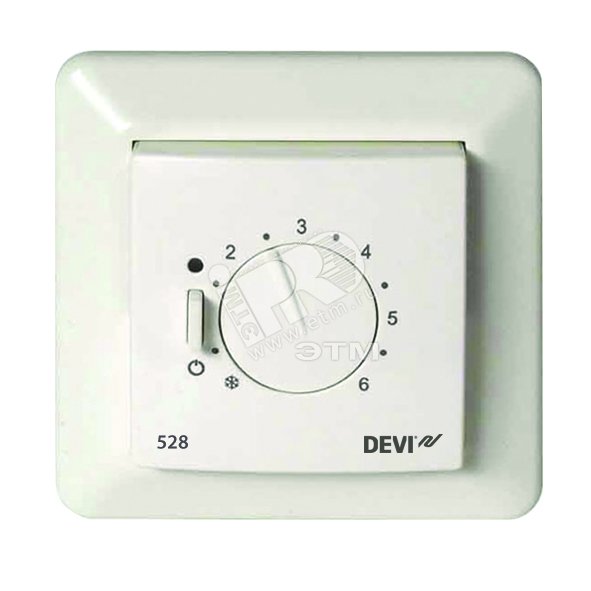 Терморегулятор DEVIreg 528 для систем теплого пола 10A 140F1043 ДЕВИ (DEVI)