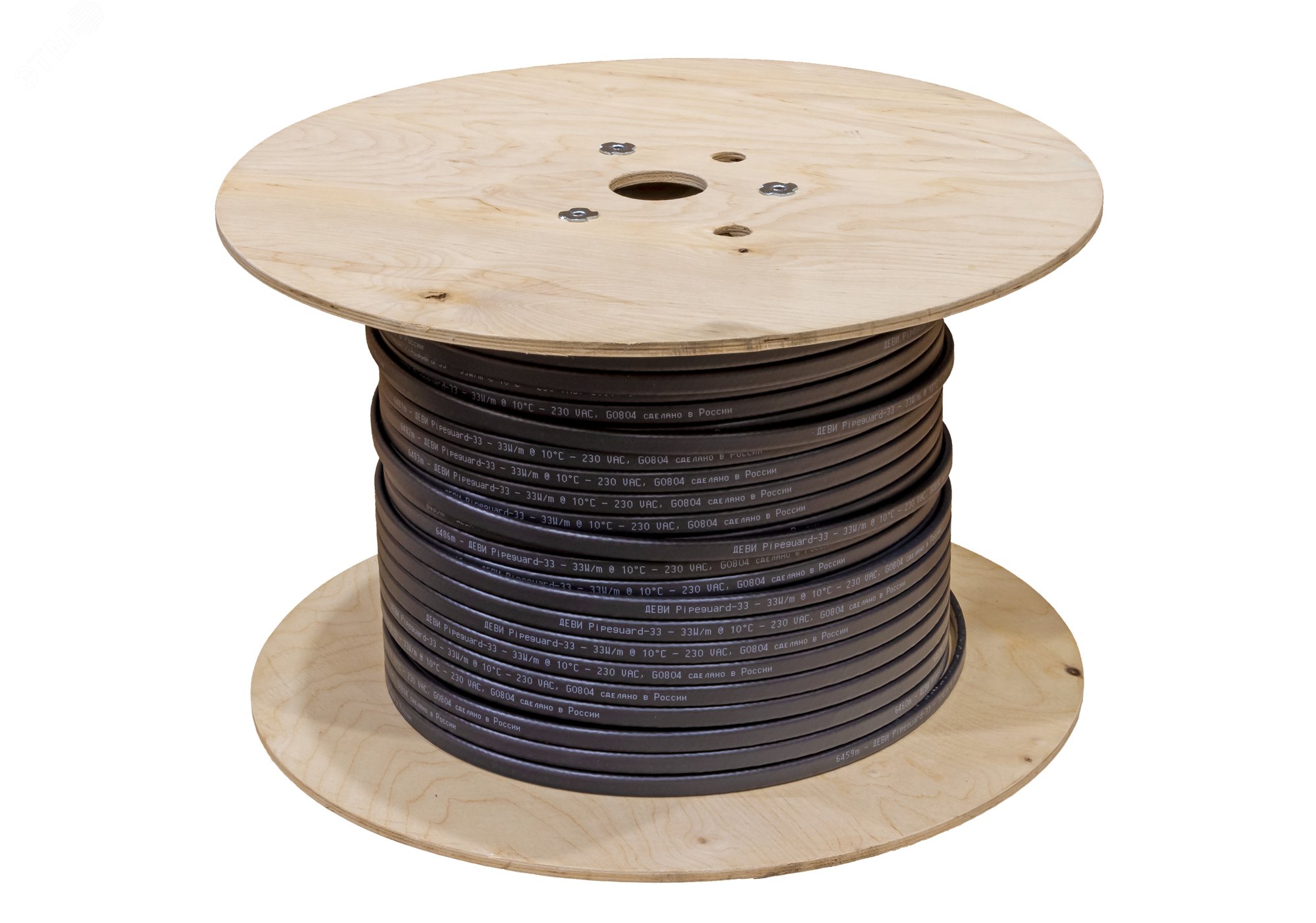 Изображение товара Саморегулирующийся нагревательный кабель Pipeguard-33 (С) 1 м для наружного обогрева труб