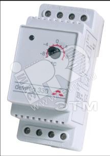 Терморегулятор электронный DEVIreg 330 для систем снеготаяния (-10/+10 град.) на DIN-рейку 140F1070 ДЕВИ (DEVI)