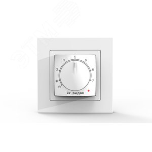 Изображение товара Терморегулятор с датчиком пола Ридан Twist белый 16А (шт)