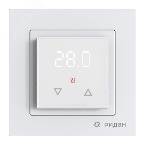 Изображение товара Терморегулятор Ридан Room, с комбинацией датчиков, белый, 16А (шт)