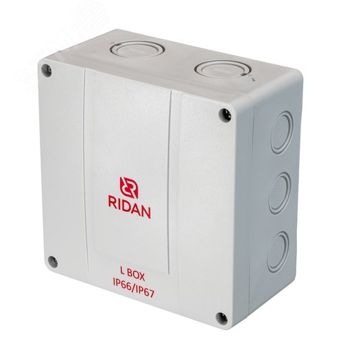 Изображение товара Коробка распределительная Ridan L BOX, 140х140х79 мм, IP66/IP67, серая (шт)